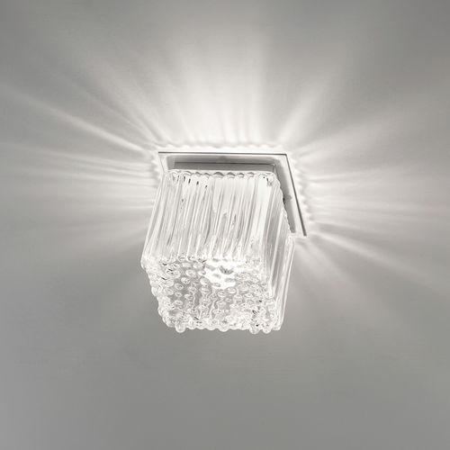 Современный потолочный светильник - CUBETTO - Siru Lighting - куб / из дутого стекла / LED