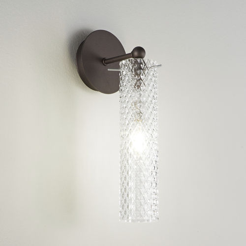 Современный настенный светильник - GLAM - Siru Lighting - для интерьера / из кристалла / цилиндрический