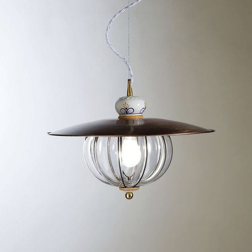 Подвесная лампа - LAMPARA - Siru Lighting - из металла / из дутого стекла / классическая