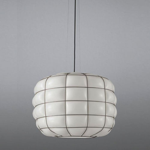 Подвесная лампа - TERRA - Siru Lighting - из железа / из дутого стекла / сетчатая