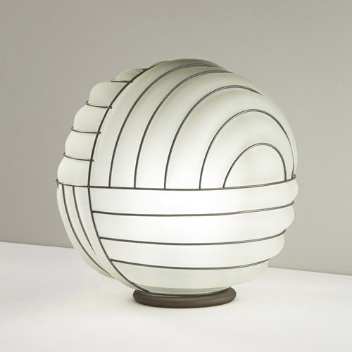 Настольная лампа - CARTESIO - Siru Lighting - из металлической проволоки / из дутого стекла / современная