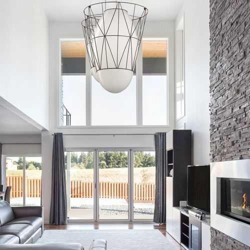Подвесная лампа - SEGNI - Siru Lighting - из металлической проволоки / из дутого стекла / современная