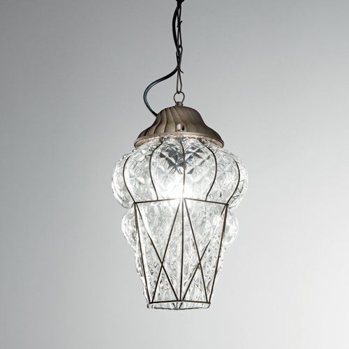 Подвесная лампа - PIAZZA - Siru Lighting - из металла / из стекла / современная