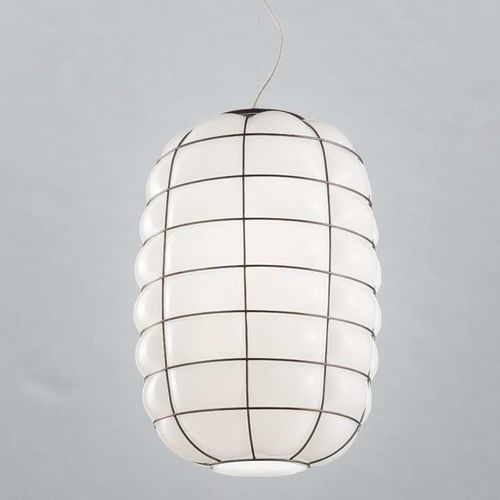 Подвесная лампа - LANTERNA - Siru Lighting - из металла / из стекла / современная