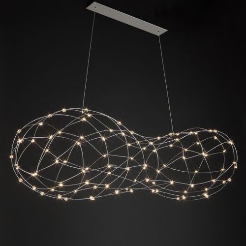 Подвесная лампа - CLOUD - Quasar Holland - из никеля / современная / проводная
