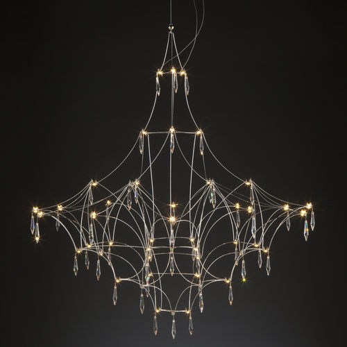 Люстра уникальный дизайн - MIRA - Quasar Holland - из кристаллов Swarovski® / из никеля / для профессионального использования