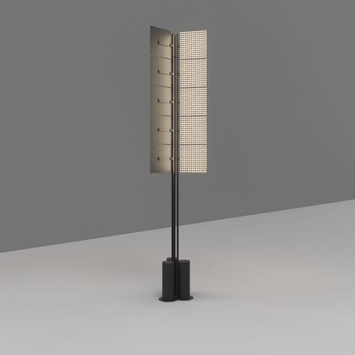 Напольная лампа - BEACON GRID  - PROLICHT - из металла / современная / беспроводная