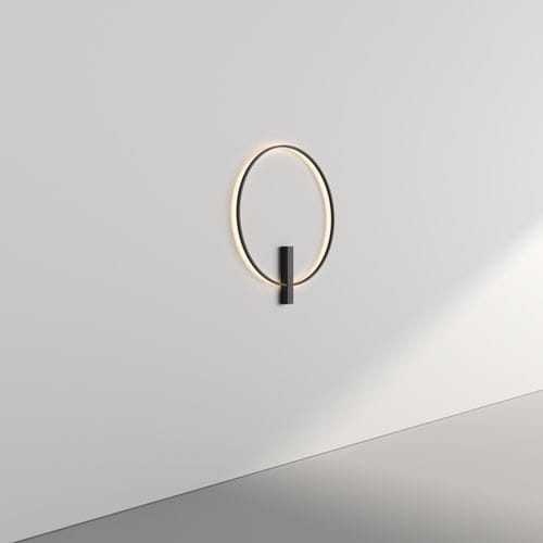Современный настенный светильник - JUST BLACK HALO - PROLICHT - для интерьера / из металла / скульптурный
