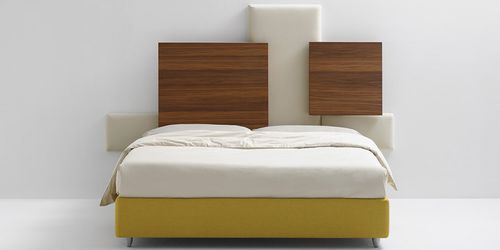 Изголовье кровати для двуспальной кровати - ARABESQUE - FRAU FLEX - современное / из кожи / из ткани
