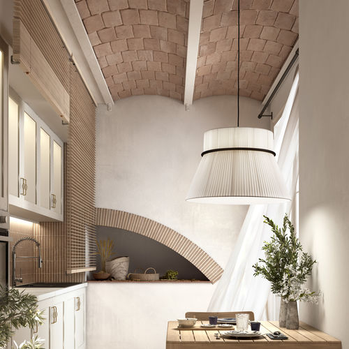Подвесная лампа - FOLIE S/60 - BOVER Barcelona - из стали / современная / проводная