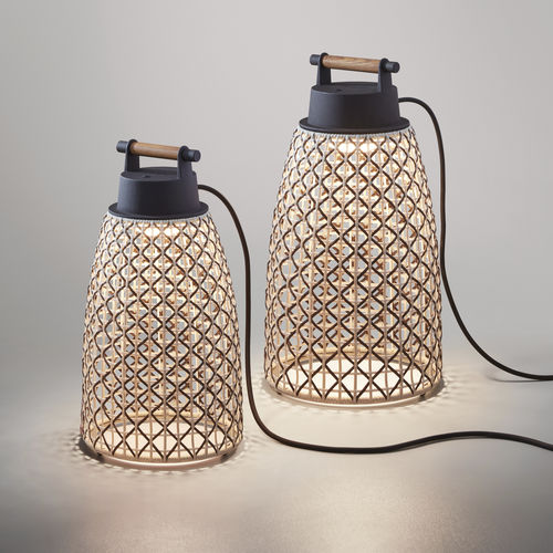 Настольная лампа - NANS PORTABLE M/41 - BOVER Barcelona - из алюминия / из нержавеющей стали / из тикового дерева