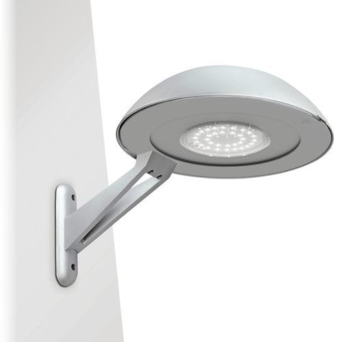 Современный настенный светильник - BASIC L  - Salvi Lighting - для наружного применения / из нержавеющей стали / из силикона