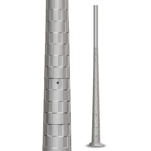 Столб для освещения - ATLAS - Salvi Lighting - из гальванизированной стали / алюминий / из литого алюминия