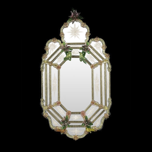 Настенное зеркало - MRR/BRD/1 - Arte di Murano - для квартиры / для профессионального использования / классическое
