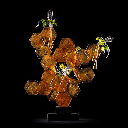 Скульптура из муранского стекла - 6071/3/COL - Arte di Murano - из дутого стекла / ручной работы / Сделано в Италии
