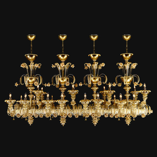 Люстра уникальный дизайн - 8225/16/8 - Arte di Murano - из дутого стекла / из муранского стекла / прямоугольная