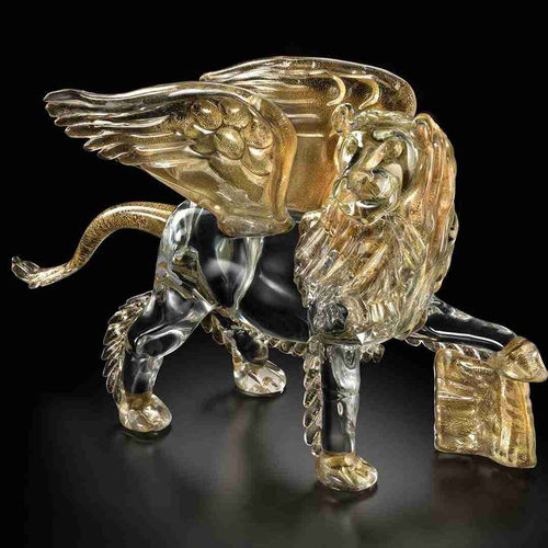 Скульптура из муранского стекла - 6027 - Arte di Murano - из дутого стекла / Сделано в Италии / отдельностоящая