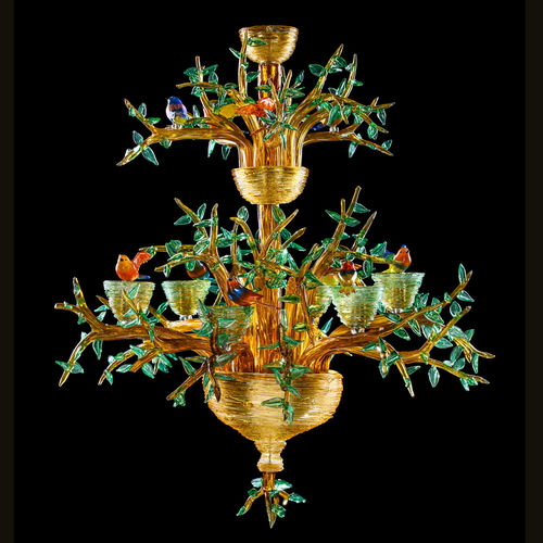 Люстра уникальный дизайн - 8238 - Arte di Murano - из дутого стекла / из муранского стекла / 6 лампочек
