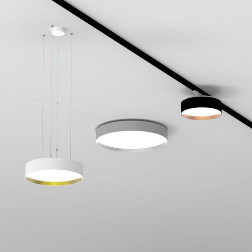 Видимый светильник - odelia surface gold/black sat. 330mm - planlicht - LED / круглый / IP20