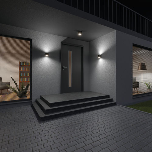 Современный настенный светильник - CUBIC Q - PXF LIGHTING - для интерьера / из алюминия / кубический