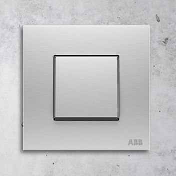 Клавишный переключатель - Millenium - ABB Home and Building Automation - встраиваемый / из металла / из стекла