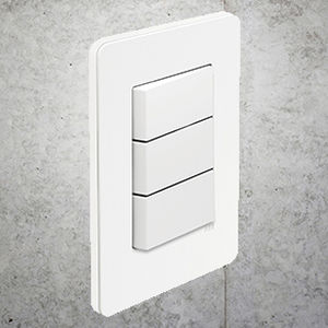 Переключатель нажимная кнопка - Unno - ABB Home and Building Automation - встраиваемый / двойной / тройной