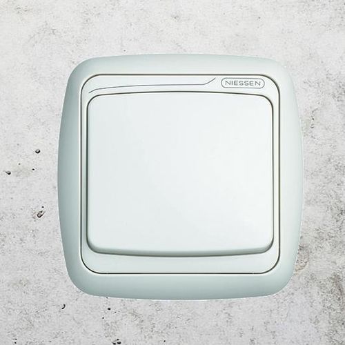 Переключатель нажимная кнопка - Arco - ABB Home and Building Automation - встраиваемый / современный / квадратный