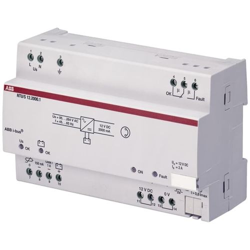 Источник электропитания DC/DC - NTU/S12.2000.1 - ABB Home and Building Automation - для протокола KNX