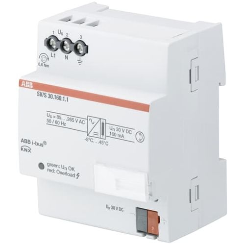 Источник электропитания AC/DC - SV/S 30.160.1.1 - ABB Home and Building Automation - для протокола KNX