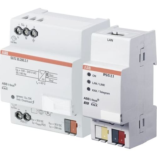 Блок интерфейса на DIN-рейке - HIL/S20.1.1 - ABB Home and Building Automation - для протокола KNX / IP