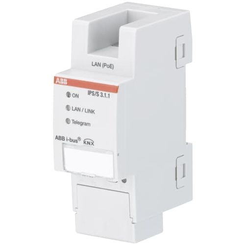 Блок интерфейса на DIN-рейке - IPS/S3.1.1 - ABB Home and Building Automation - для протокола KNX / IP / Ethernet
