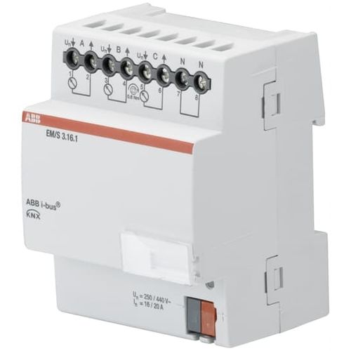 Устройство управления энергией на DIN-рейке - EM/S3.16.1 - ABB Home and Building Automation