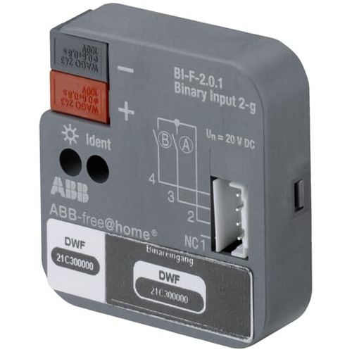 Блок интерфейса с бинарными входами - BI-F-2.0.1 - ABB Home and Building Automation - для систем домашней автоматизации