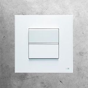 Переключатель нажимная кнопка - Zenit - ABB Home and Building Automation - встраиваемый / из нержавеющей стали / из стекла