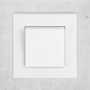 Клавишный переключатель - Levit® - ABB Home and Building Automation - встраиваемый / современный / квадратный