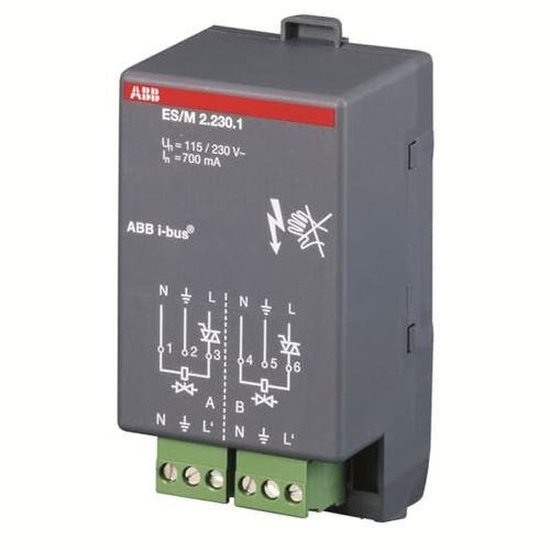 Коммутационный привод для протокола KNX - ES/M2.230.1 - ABB Home and Building Automation - для бытового использования