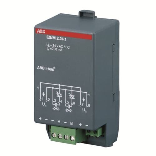 Коммутационный привод для протокола KNX - ES/M2.24.1 - ABB Home and Building Automation - для бытового использования / для интерьера