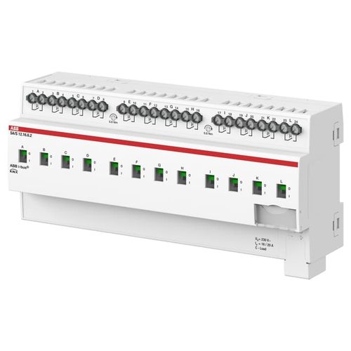 Коммутационный привод для протокола KNX - SA/S12.16.6.2 - ABB Home and Building Automation - на DIN-рейке / для бытового использования / для интерьера
