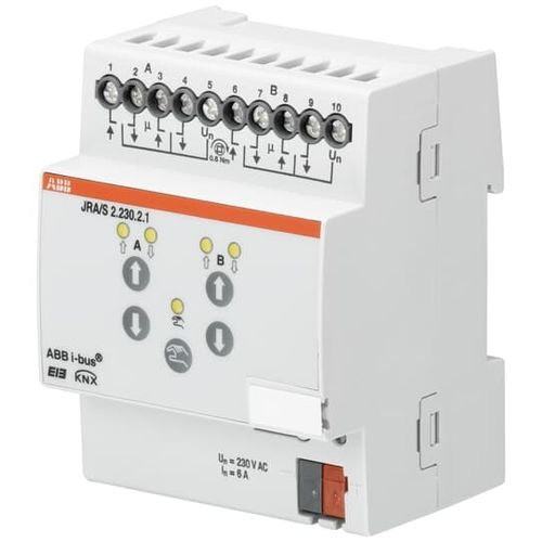 Привод для жалюзи с рольставнями - JRA/S2.230.2.1 - ABB Home and Building Automation - для протокола KNX / для бытового использования / на DIN-рейке
