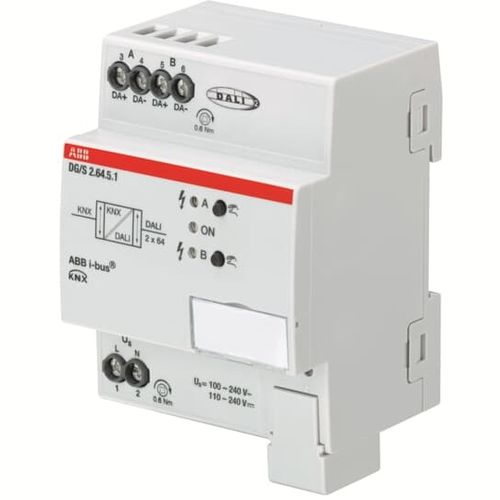Шлюзовый блок интерфейса - DG/S2.64.5.1 - ABB Home and Building Automation - на DIN-рейке / для систем домашней автоматизации / для протокола KNX