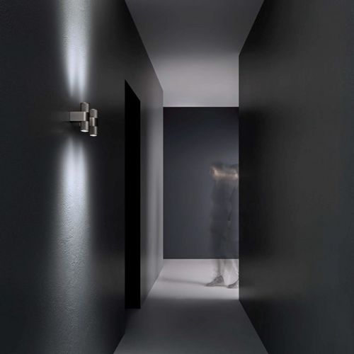 Современный настенный светильник - KUMI - DGA - для интерьера / из металла / круглый