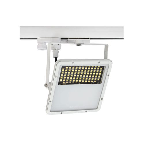 Светильник на рейке LED - PROTEK  - SECOM Iluminacion, - квадратный / из литого алюминия / из поликарбоната