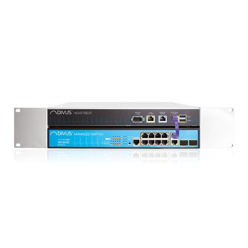 Преобразователь ethernet PoE - HEARTBEAT - DIVUS. Show it. Control it.