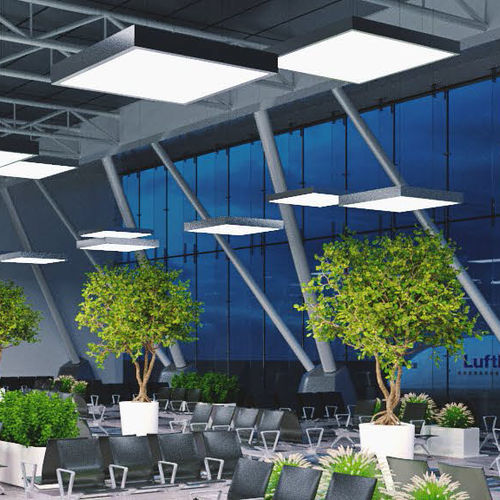 Подвесной светильник - MADERA ALTUS - LENA LIGHTING - LED / квадратный / в высоту