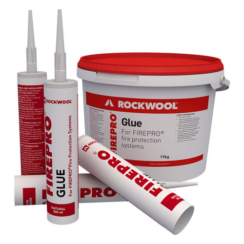 Клей для минеральной ваты - FIREPRO®  - ROCKWOOL - для внутреннего пространства / с соединением / для изоляционных панелей