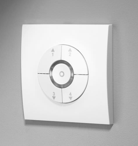 Вариатор нажимная кнопка - DM-SG-4SM-W - CP Electronics - встраиваемый / из пластика / современный