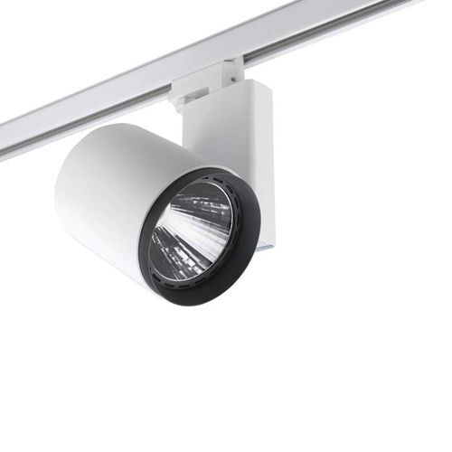 Светильник на рейке LED - MACH 3 - Leds-C4 - круглый / из алюминия / из стекла