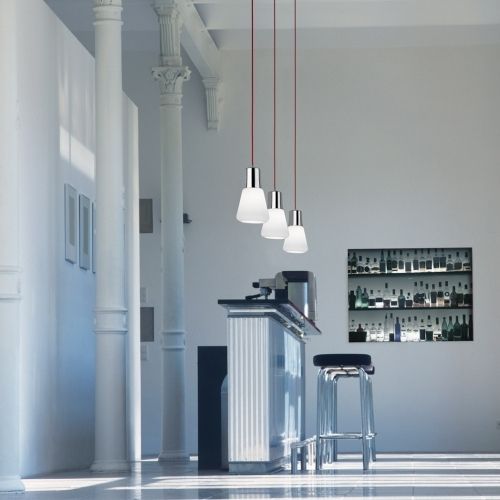 Подвесная лампа - DROP - Leds-C4 - из стали / из стекла / современная