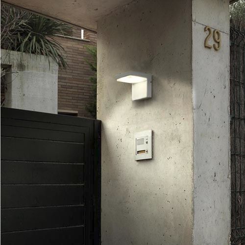 Современный настенный светильник - CORNER  - Leds-C4 - для наружного применения / из алюминия / из поликарбоната