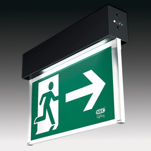 Выступающее аварийное освещение - LEDLUX2-V - Sec - прямоугольное / LED / IP20